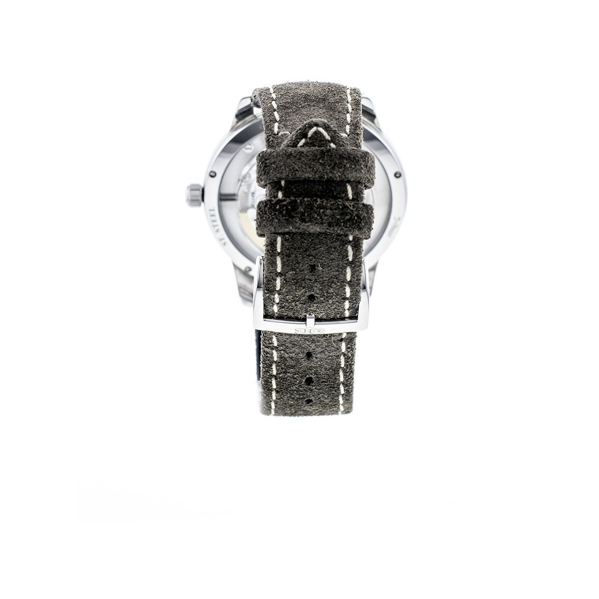 Montre d'occasion GLASHUTTE ORIGINAL Sixties Edition annuelle homme automatique bracelet cuir d'origine - vue D4