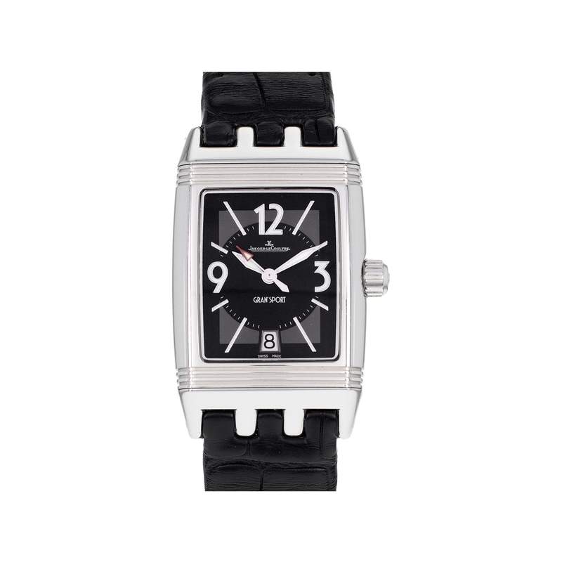 Montre d'occasion JAEGER LECOULTRE Reverso Gran'Sport mixte automatique bracelet cuir cresus - vue 1