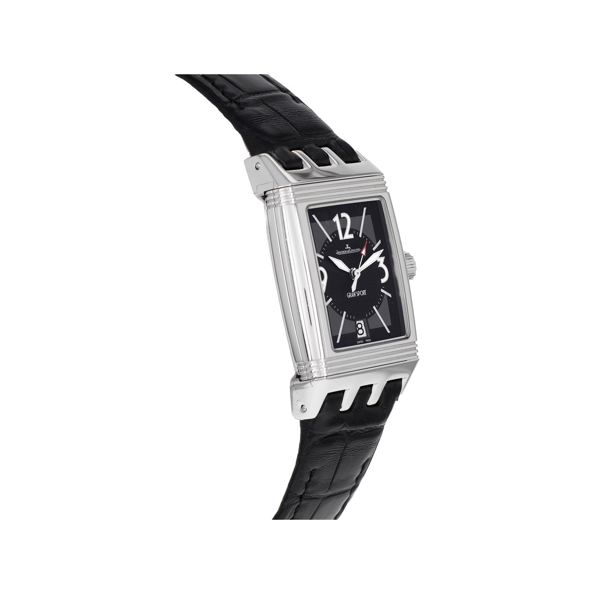 Montre d'occasion JAEGER LECOULTRE Reverso Gran'Sport mixte automatique bracelet cuir cresus - vue 2