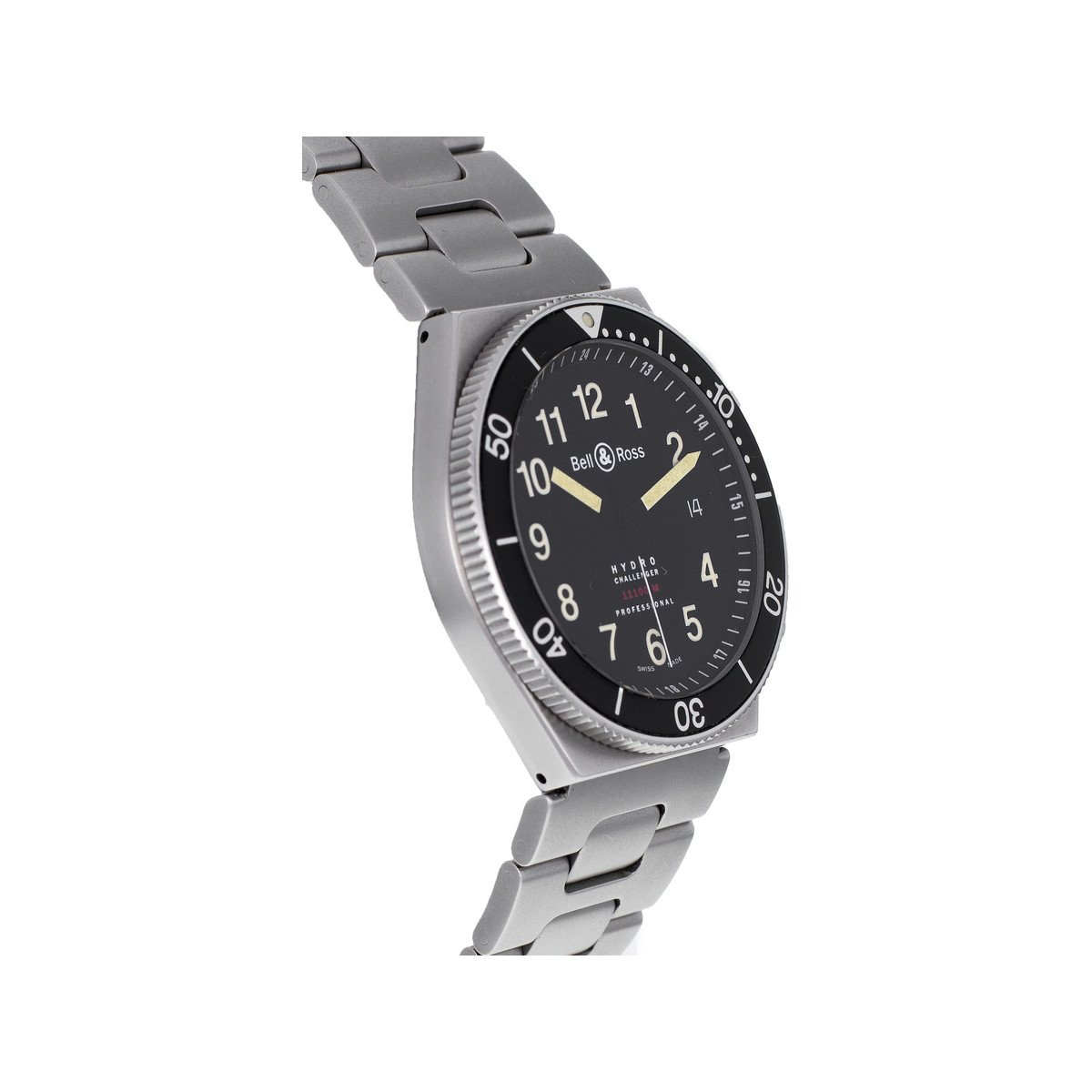 Montre d'occasion BELL & ROSS Hydromax 11000M homme quartz bracelet titane - vue 2
