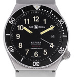 Montre d'occasion BELL & ROSS Hydromax 11000M homme quartz bracelet titane - vue D1