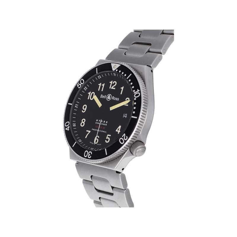 Montre d'occasion BELL & ROSS Hydromax 11000M homme quartz bracelet titane - vue D2