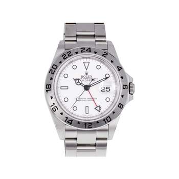 Montre d'occasion ROLEX Explorer II homme mouvement automatique certifié (cosc) bracelet acier