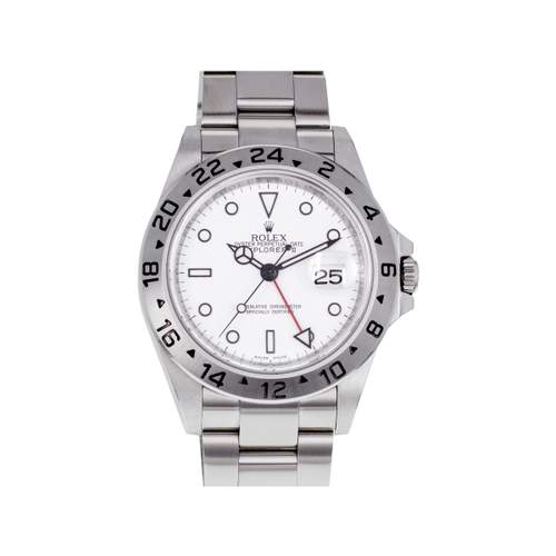 Montre d'occasion ROLEX Explorer II homme mouvement automatique certifié (cosc) bracelet acier