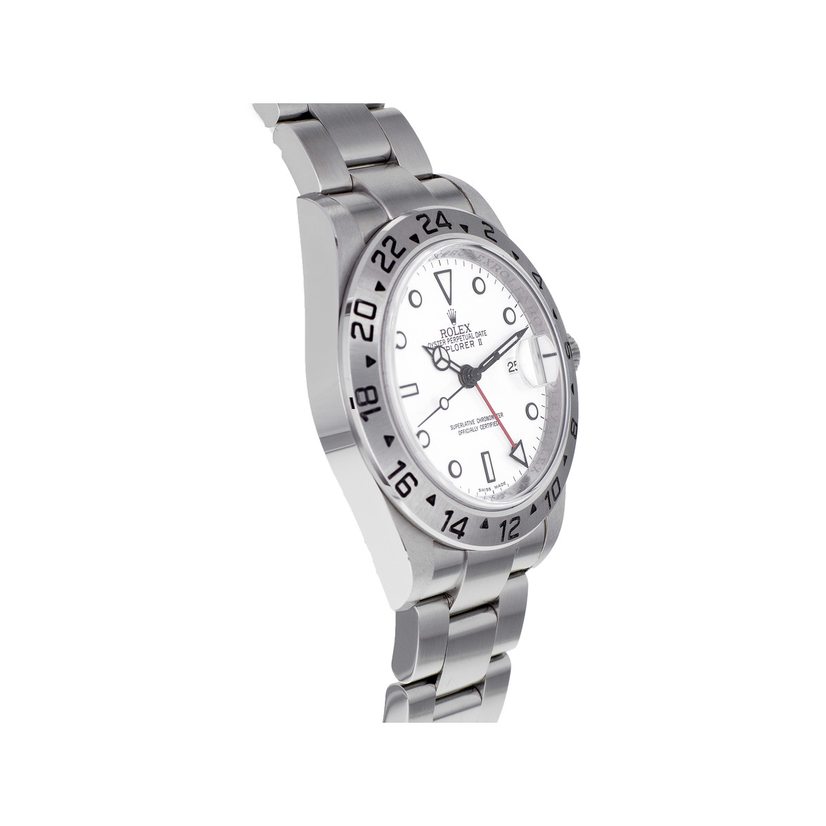 Montre d'occasion ROLEX Explorer II homme mouvement automatique certifié (cosc) bracelet acier - vue 2