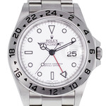 Montre d'occasion ROLEX Explorer II homme mouvement automatique certifié (cosc) bracelet acier - vue D1