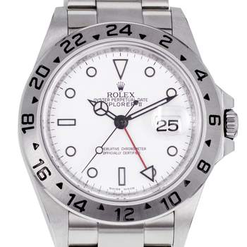 Montre d'occasion ROLEX Explorer II homme mouvement automatique certifié (cosc) bracelet acier