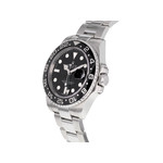 Montre d'occasion ROLEX GMT-Master II homme mouvement automatique certifié (cosc) bracelet acier - vue D2