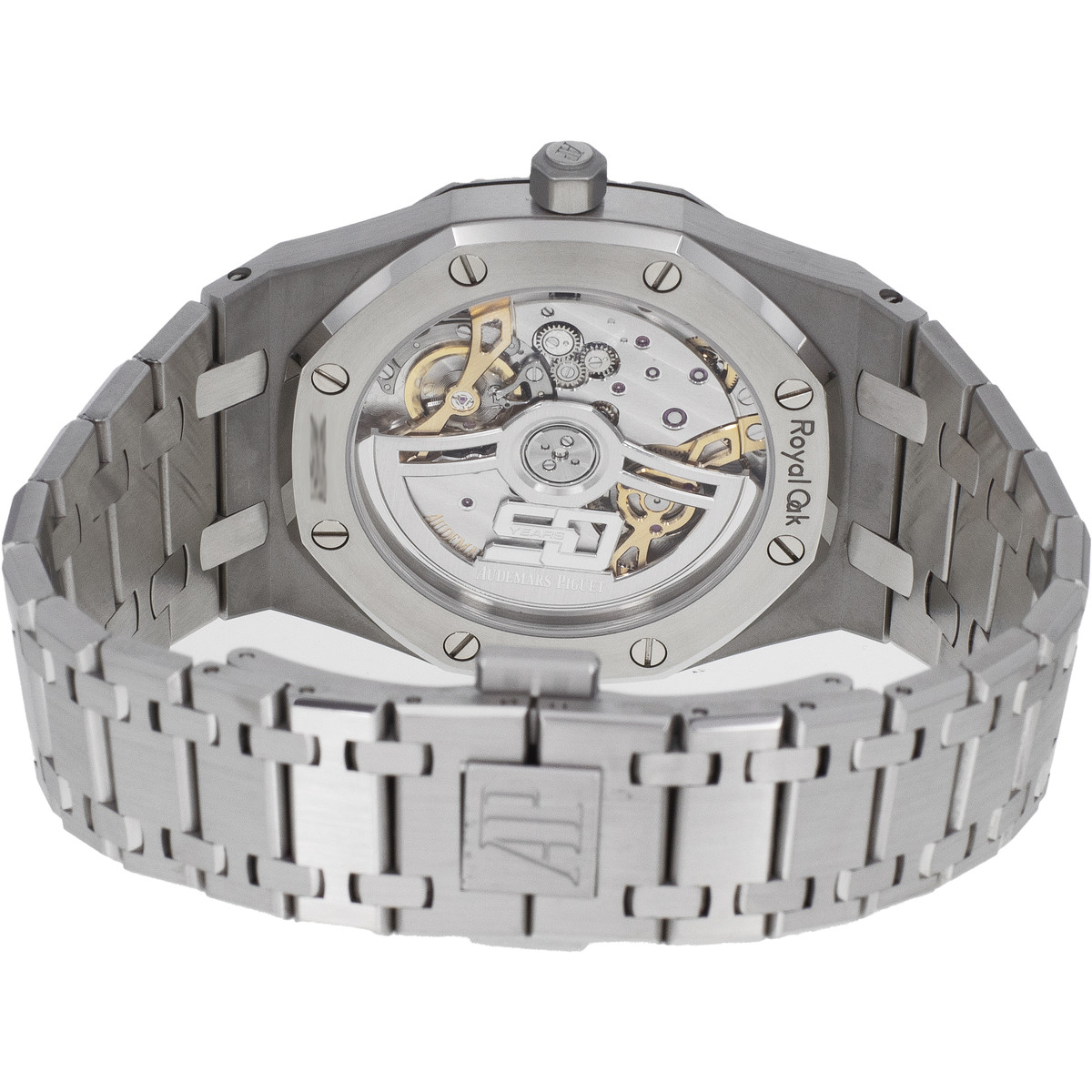 Montre d'occasion AUDEMARS PIGUET Royal Oak Jumbo homme automatique bracelet acier - vue 3