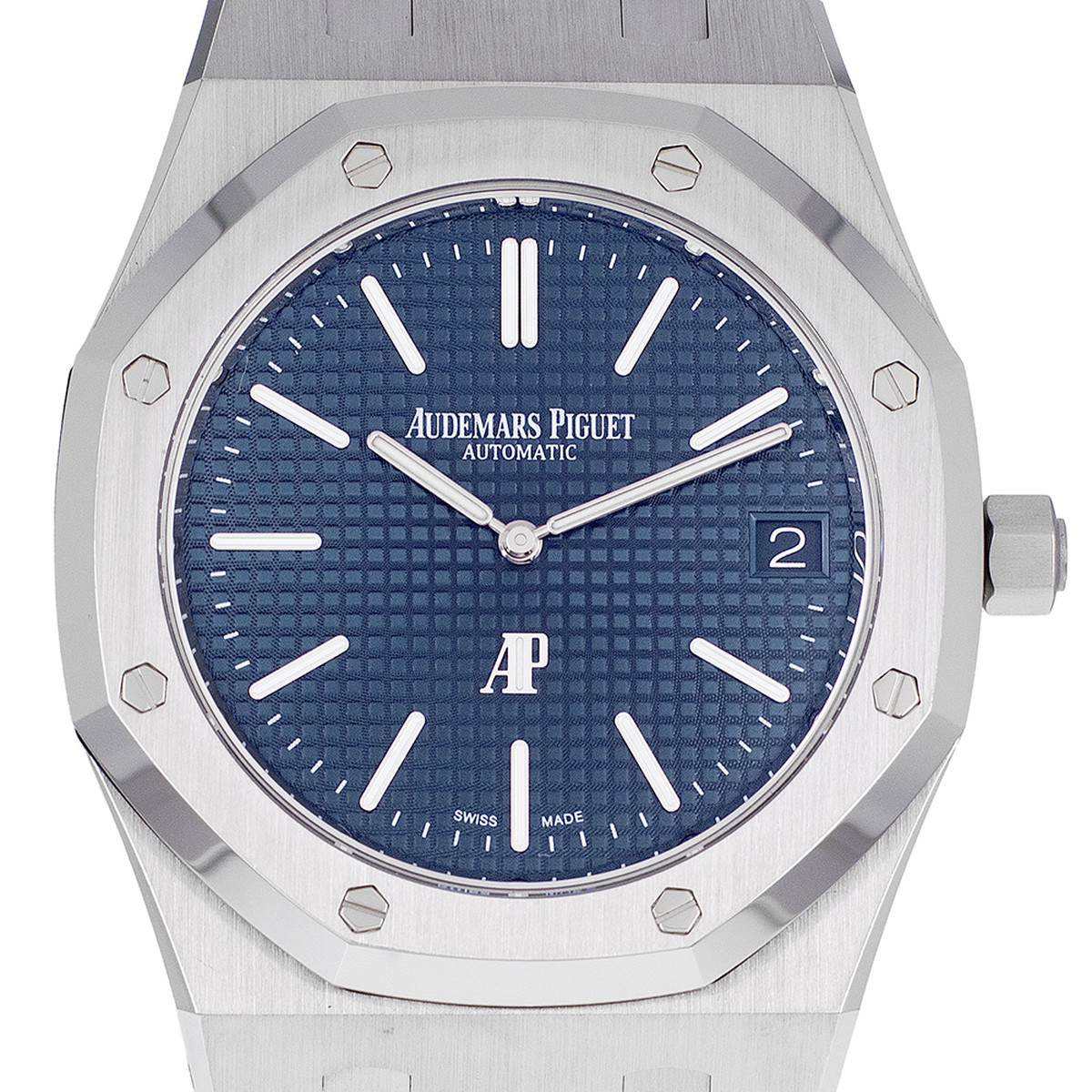 Montre d'occasion AUDEMARS PIGUET Royal Oak Jumbo homme automatique bracelet acier - vue D1