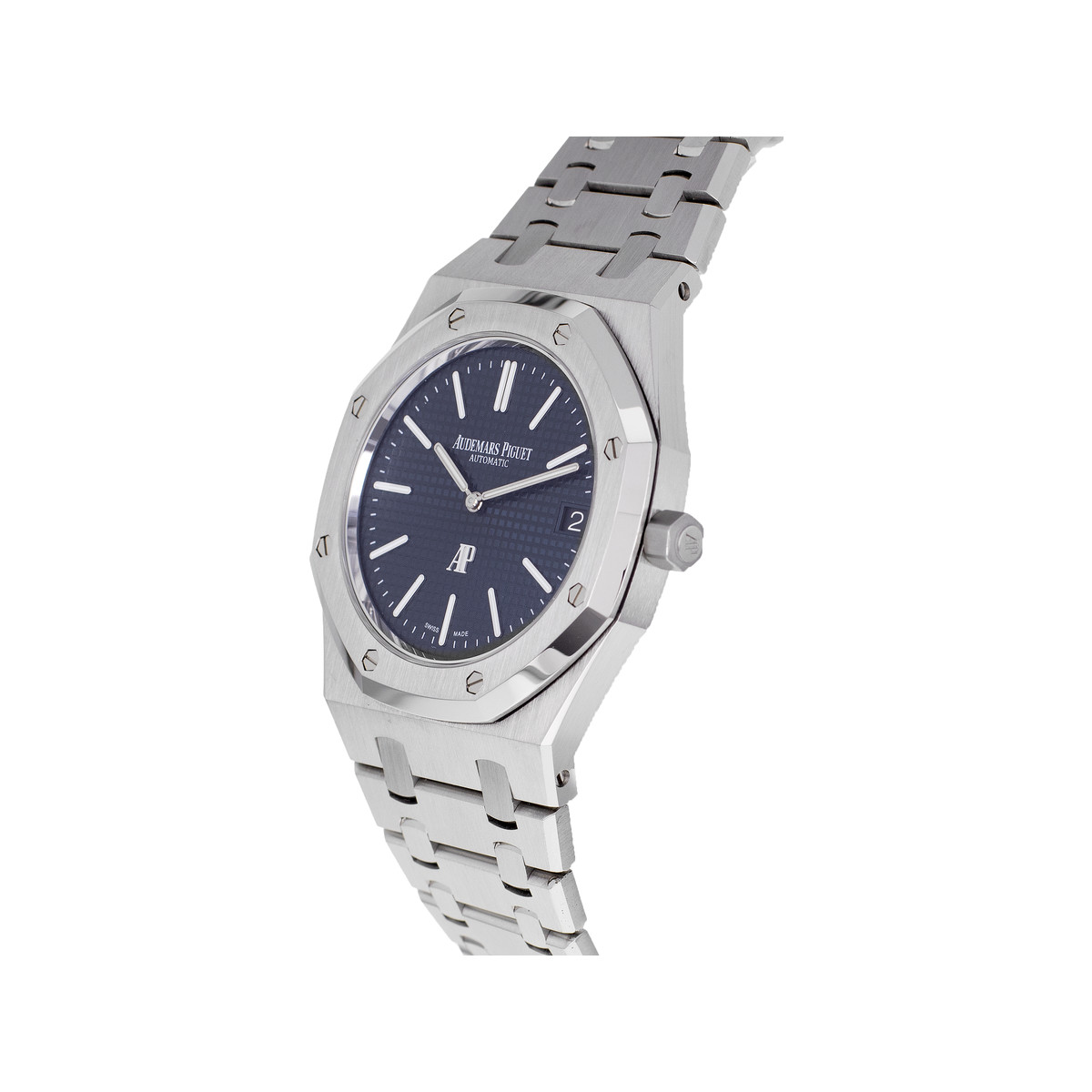 Montre d'occasion AUDEMARS PIGUET Royal Oak Jumbo homme automatique bracelet acier - vue D2