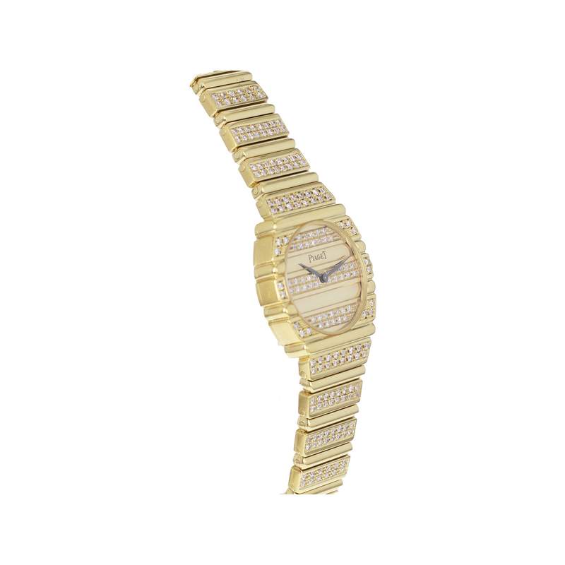 Montre d'occasion PIAGET Polo femme quartz bracelet or jaune 750/000 - vue 2