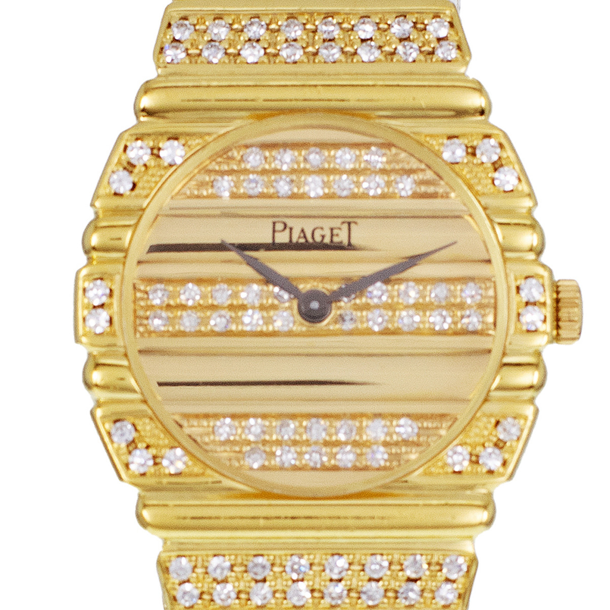 Montre d'occasion PIAGET Polo femme quartz bracelet or jaune 750/000 - vue D1