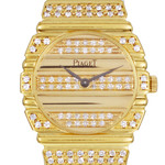 Montre d'occasion PIAGET Polo femme quartz bracelet or jaune 750/000 - vue D1