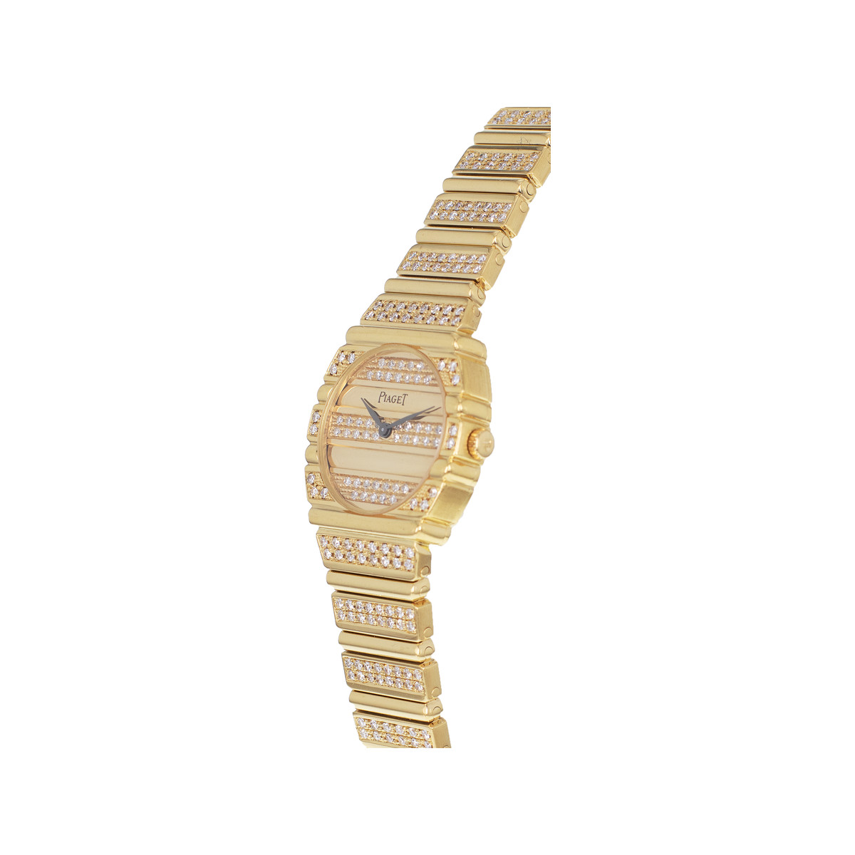 Montre d'occasion PIAGET Polo femme quartz bracelet or jaune 750/000 - vue D2