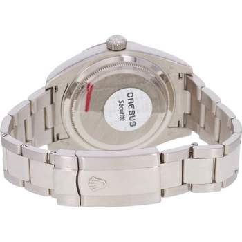 Montre d'occasion ROLEX Sky-Dweller homme mouvement automatique certifié (cosc) bracelet or blanc 750/000