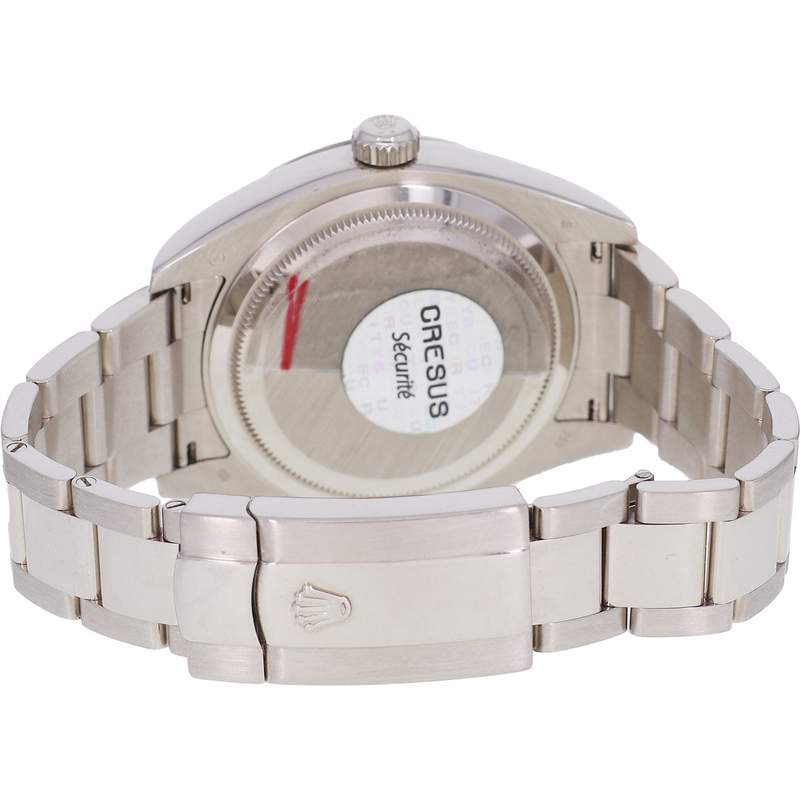 Montre d'occasion ROLEX Sky-Dweller homme mouvement automatique certifié (cosc) bracelet or blanc 750/000 - vue 3