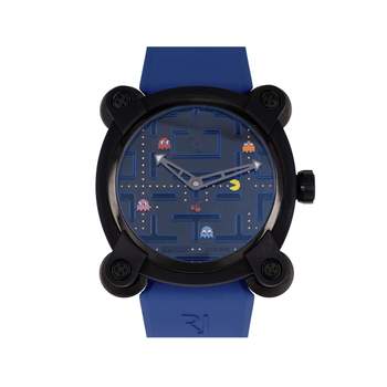 Montre d'occasion ROMAIN JEROME Moon Invader Pac-Man Level III homme automatique bracelet caoutchouc