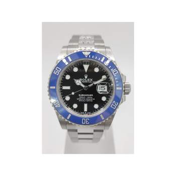 Montre d'occasion ROLEX Submariner Date homme mouvement automatique certifié (cosc) bracelet or blanc 750/000