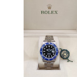 Montre d'occasion ROLEX Submariner Date homme mouvement automatique certifié (cosc) bracelet or blanc 750/000 - vue D3