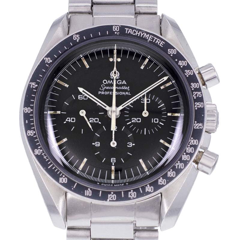 Montre d'occasion OMEGA Speedmaster 1969 homme mécanique bracelet acier - vue D1