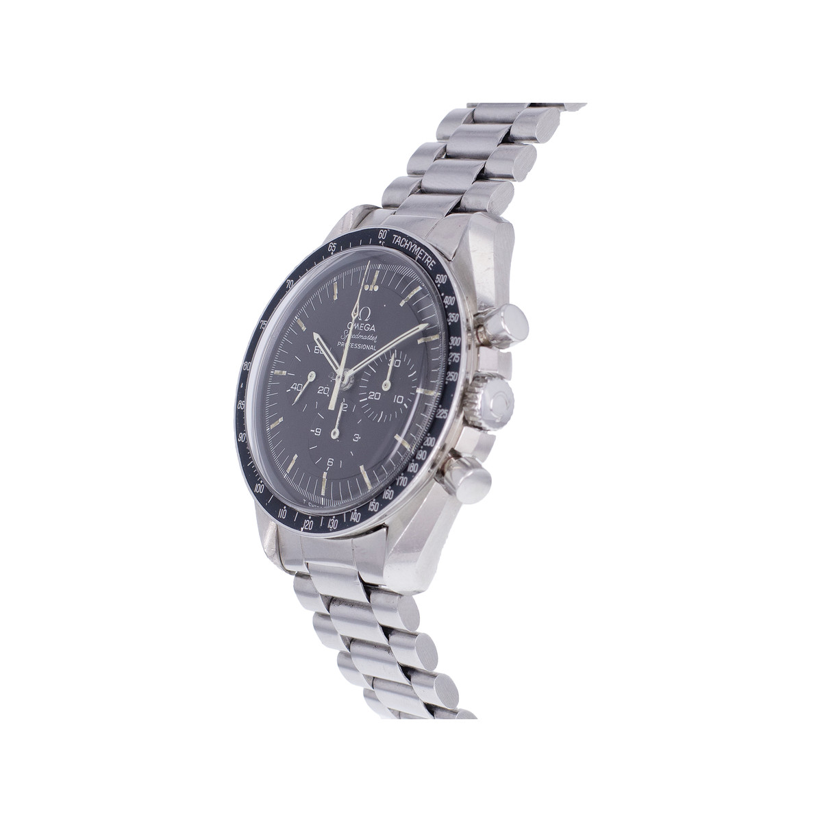 Montre d'occasion OMEGA Speedmaster 1969 homme mécanique bracelet acier - vue D2