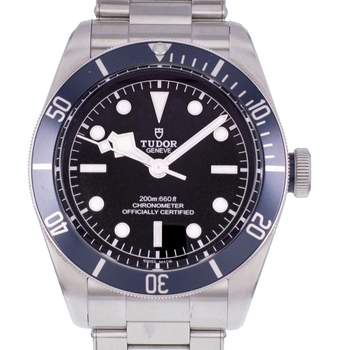 Montre d'occasion TUDOR Black Bay 41 Midnight Blue homme mouvement automatique certifié (cosc) bracelet acier