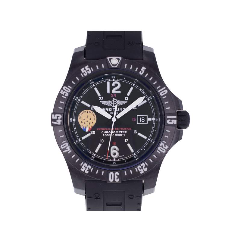 Montre d'occasion BREITLING Colt Skyracer Patrouille de France homme quartz bracelet caoutchouc - vue 1