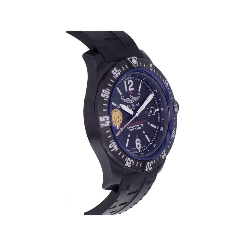 Montre d'occasion BREITLING Colt Skyracer Patrouille de France homme quartz bracelet caoutchouc - vue 2