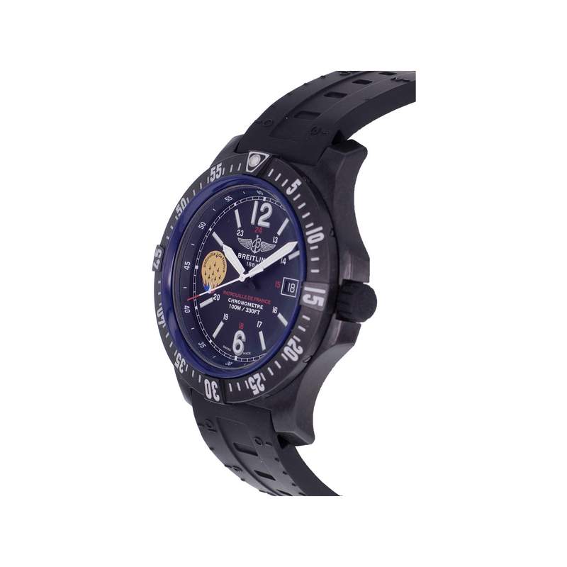 Montre d'occasion BREITLING Colt Skyracer Patrouille de France homme quartz bracelet caoutchouc - vue D2