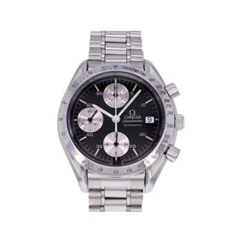 Montre d'occasion OMEGA Speedmaster Date Panda homme automatique bracelet acier