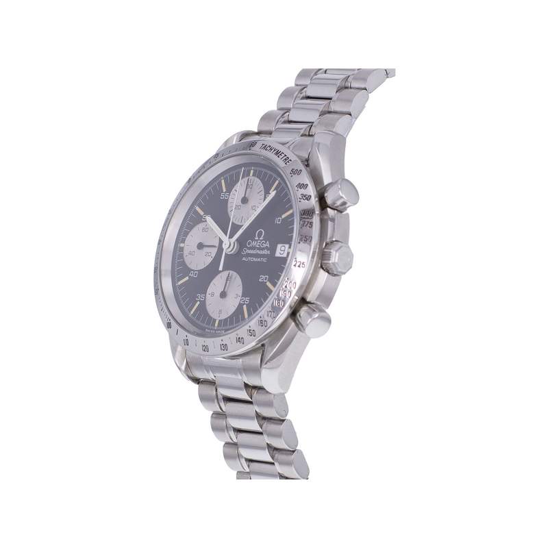 Montre d'occasion OMEGA Speedmaster Date Panda homme automatique bracelet acier - vue D2