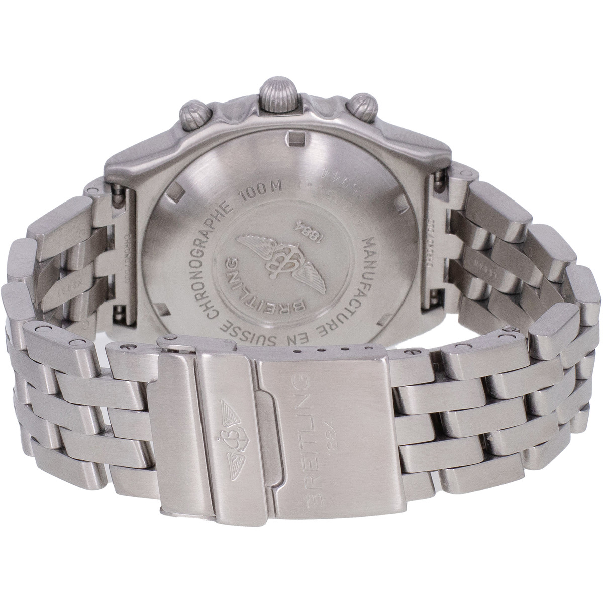 Montre d'occasion BREITLING Chronomat Blackbird homme automatique bracelet acier - vue 3