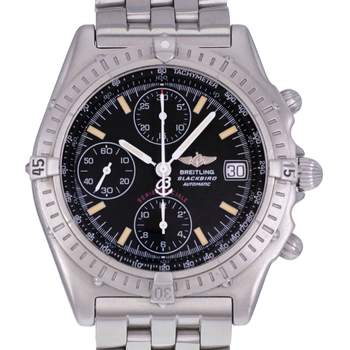Montre d'occasion BREITLING Chronomat Blackbird homme automatique bracelet acier
