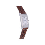 Montre d'occasion JAEGER LECOULTRE Reverso Lady femme quartz bracelet cuir cresus - vue 2