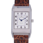 Montre d'occasion JAEGER LECOULTRE Reverso Lady femme quartz bracelet cuir cresus - vue D1