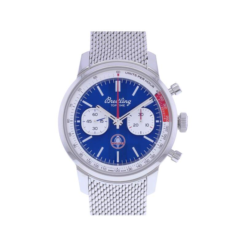 Montre d'occasion BREITLING Top Time Limited Edition Shelby Cobra homme mouvement automatique certifié (cosc) bracelet acier - vue 1