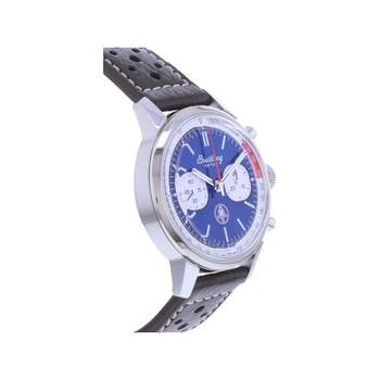 Montre d'occasion BREITLING Top Time Limited Edition Shelby Cobra homme mouvement automatique certifié (cosc) bracelet cuir d'origine