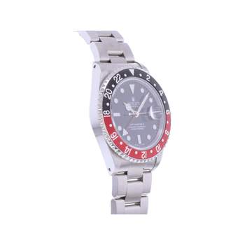 Montre d'occasion ROLEX GMT-Master II homme mouvement automatique certifié (cosc) bracelet acier