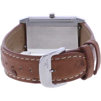 Montre d'occasion JAEGER LECOULTRE Reverso Classique mixte quartz bracelet cuir cresus