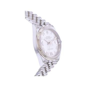Montre d'occasion ROLEX DateJust 36 mixte mouvement automatique certifié (cosc) bracelet acier