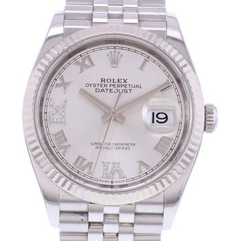 Montre d'occasion ROLEX DateJust 36 mixte mouvement automatique certifié (cosc) bracelet acier