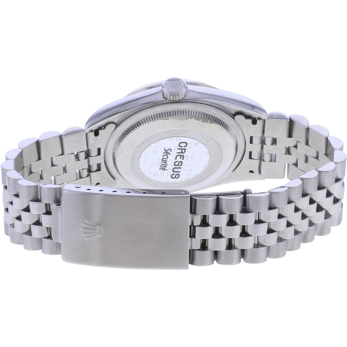Montre d'occasion ROLEX DateJust 36 homme mouvement automatique certifié (cosc) bracelet acier - vue 3