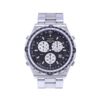 Montre d'occasion BREITLING Jupiter Pilot Vintage homme quartz bracelet acier