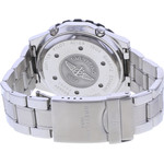 Montre d'occasion BREITLING Jupiter Pilot Vintage homme quartz bracelet acier - vue 3