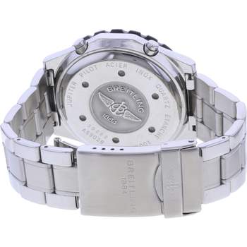 Montre d'occasion BREITLING Jupiter Pilot Vintage homme quartz bracelet acier