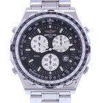 Montre d'occasion BREITLING Jupiter Pilot Vintage homme quartz bracelet acier - vue D1