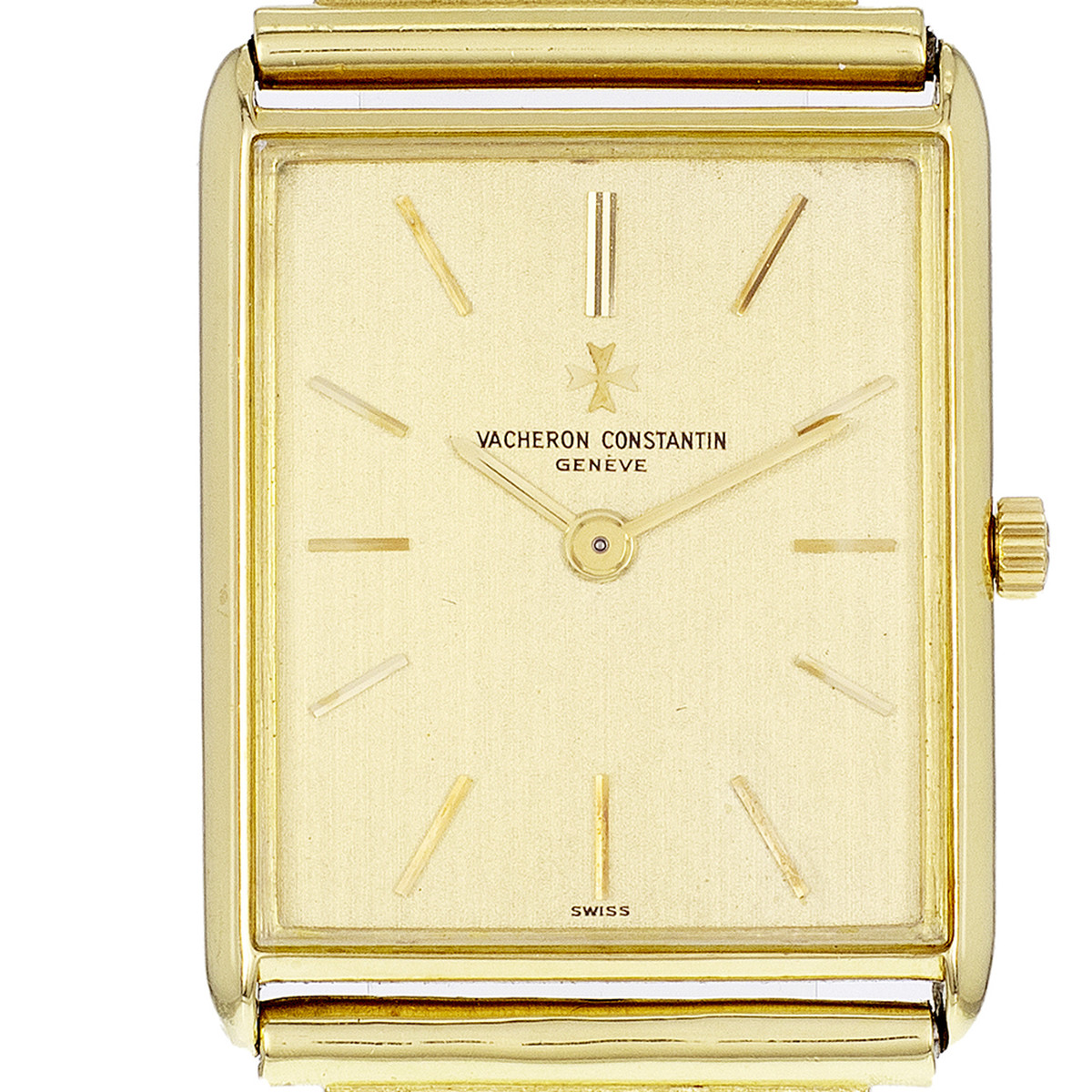 Montre d'occasion VACHERON CONSTANTIN Vintage mixte mécanique bracelet or jaune 750/000 - vue D1