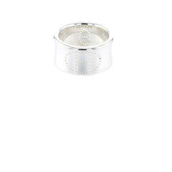 Bague d'occasion HERMES Eclipse Ruban GM femme argent 925/1000