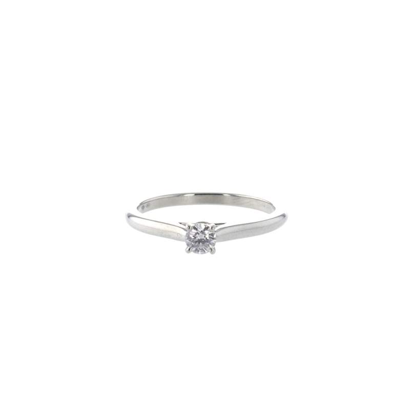 Bague d'occasion CARTIER Solitaire 1895 femme platine 950/1000 - vue 1